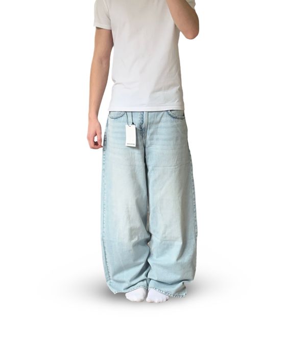 Широкі Джинси Бершка Bershka Super Baggy Wide Leg Скейтер Супер Беггі