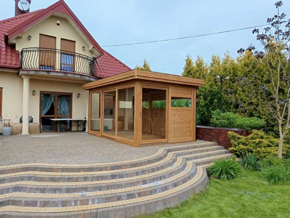 ALTANA 21 3x4,8m Szklana +Podłoga Blacha Rynny Prosto od PRODUCENTA