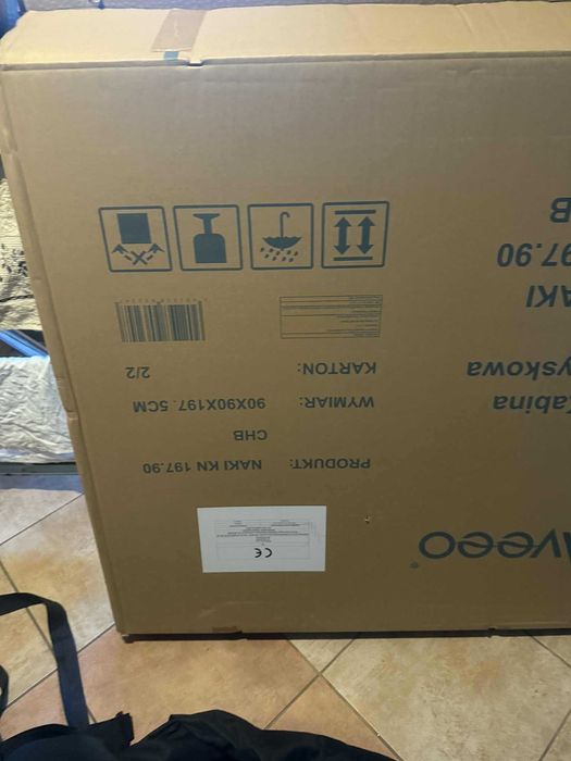 Brodzik  półokrągły Aveeo Naki 90 cm nowy