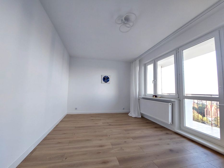 3 pokoje, wysoki standard, klimatyzacja, widok na panoramę Warszawy