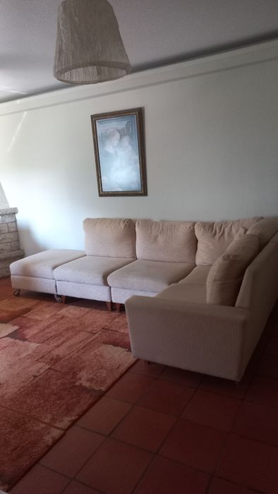 Sofá bege a venda