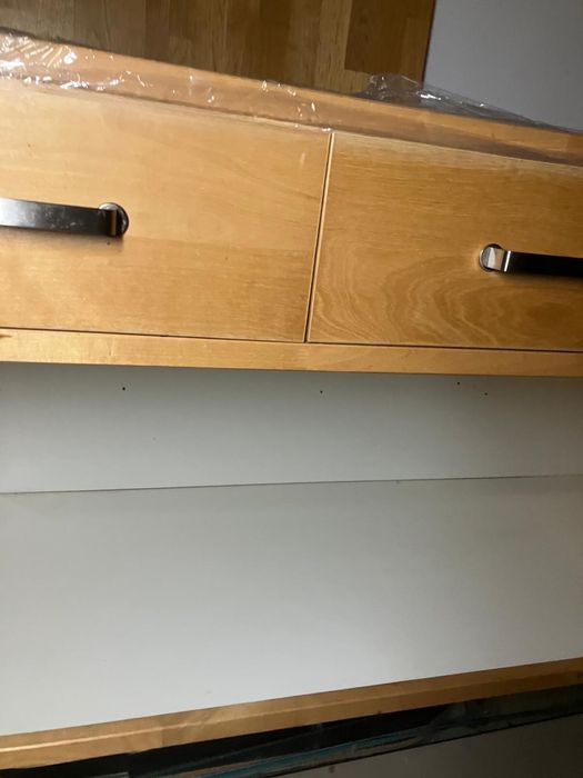 Wyspa + Blat z litego drewna dębowego klejonego