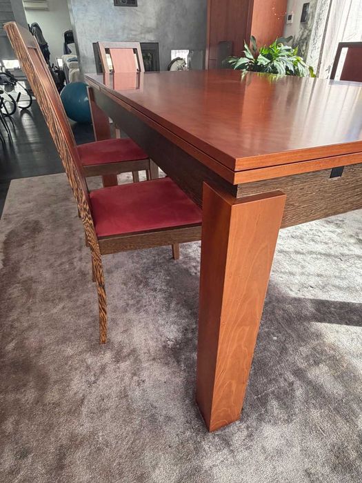 Conjunto Sala de Jantar em cerejeira/wengue