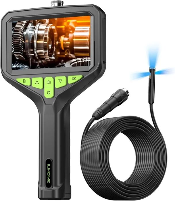 Kamera endoskopowa 10m potrójny obiektyw ekran 4.3" IPS wodoszczelna 1