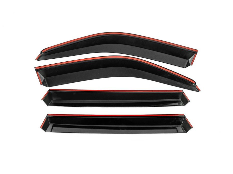 Toyota Land Cruiser 100 Вітровики з хромом Niken Luxury (4 шт)