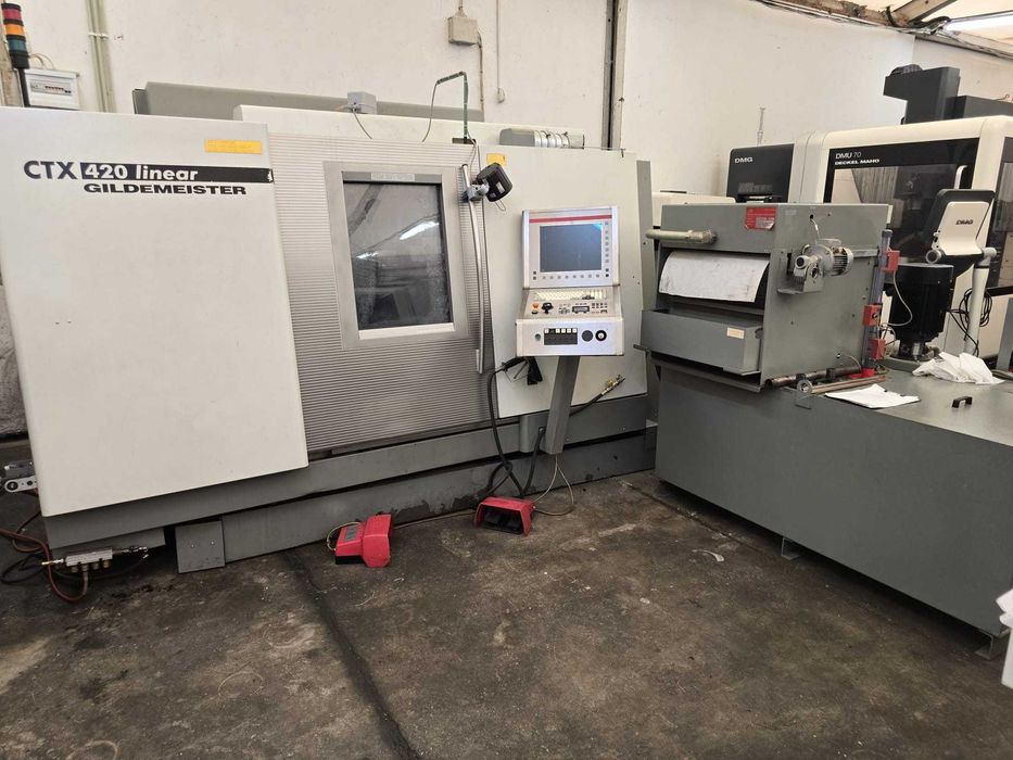Tokarka CNC DMG GILDEMEISTER CTX420 V4 Linear _ Oś C i Y , Nap. Narz.
