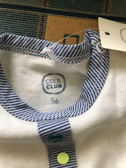 Body dla chłopca newborn r. 56 cool club
