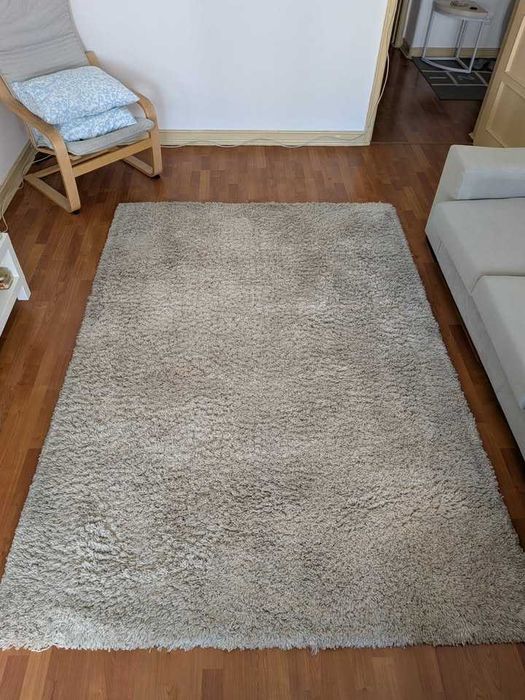 Tapete Shaggy Bege 170x240 cm — Excelente Estado — €80
