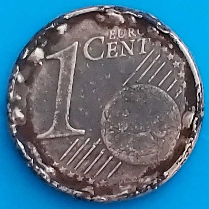 1 Cêntimo de 2007 de Espanha, Santiago Compostela c/ Defeito