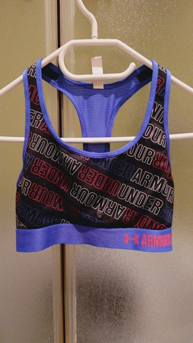 Under Armour damski / młodzieżowy dopasowany biustonosz sportowy, XS/S