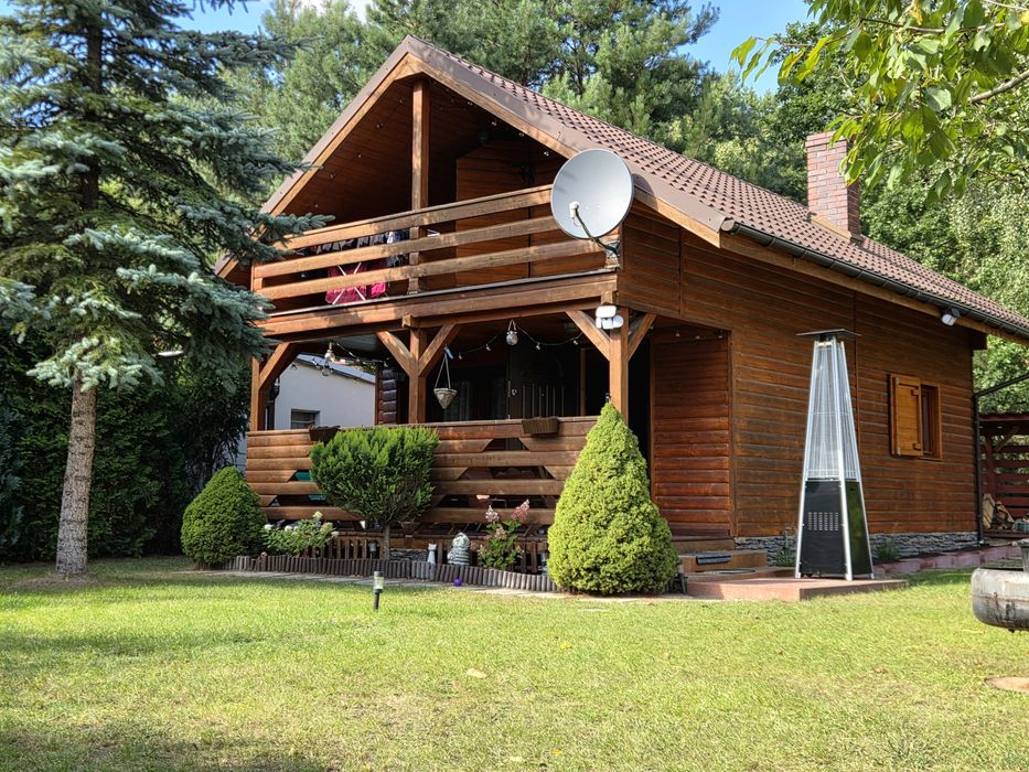 Domek Cało Roczny z Działkę 5 min od Jeziora Przy Lesie