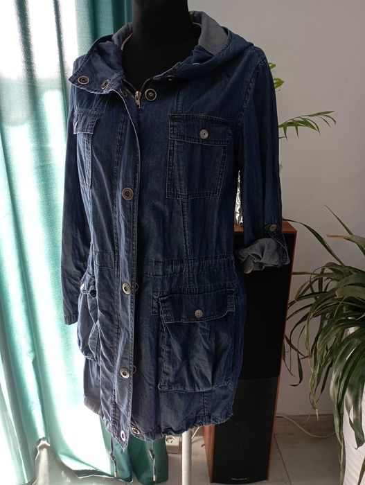 Parka damska jeans