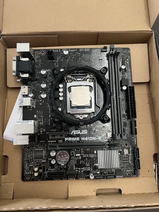 Kit Intel i5-10400f + ASUS H410 + Cooler Ntech RGB
