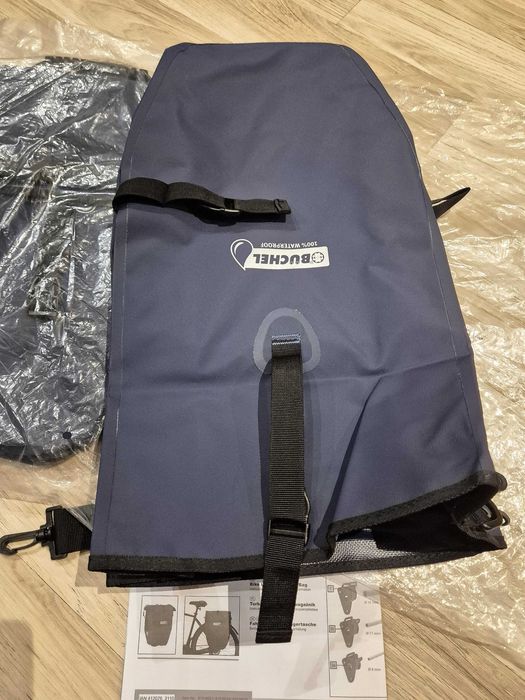 120 zł TANIEJ BUCHER Sakwy juki torby wodoodporne rower kolarskie 20l