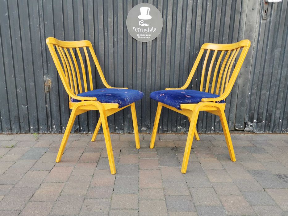 Krzesła proj. L. Volák- TON (Thonet), Czechosłowacja '60-'70 Design, RETRO