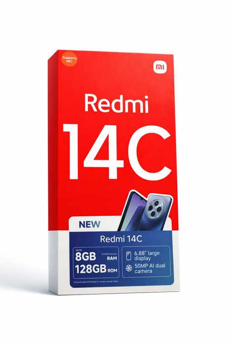 Xiaomi Redmi 14C 8GB RAM / 128GB – Novo