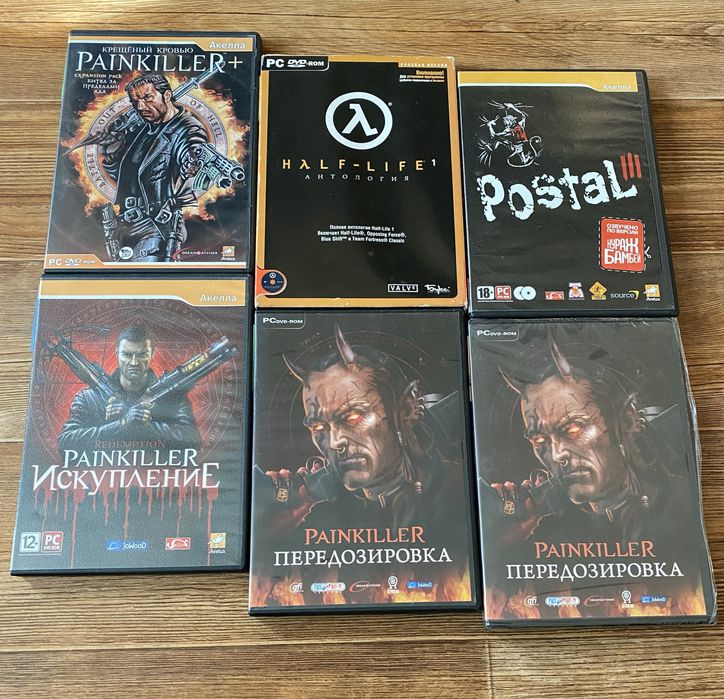 Ігри ПК: Resident Evil, Анабиоз, Painkiller, Collapse,Blood Rayne,FEAR