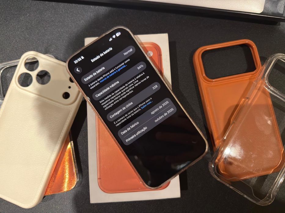 Iphone 17 pro max laranja
