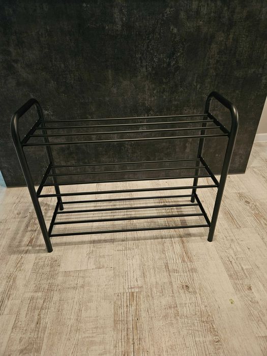 Pudełka z 3 poziomami czarna dom przechowywanie