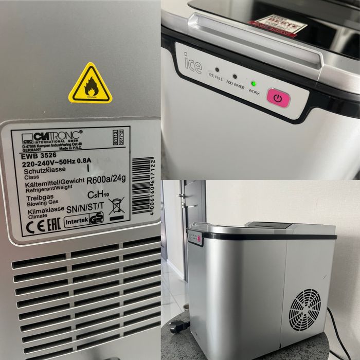 Ледогенератор Clatronic EWB 3526 с коробкой / произв. Германия