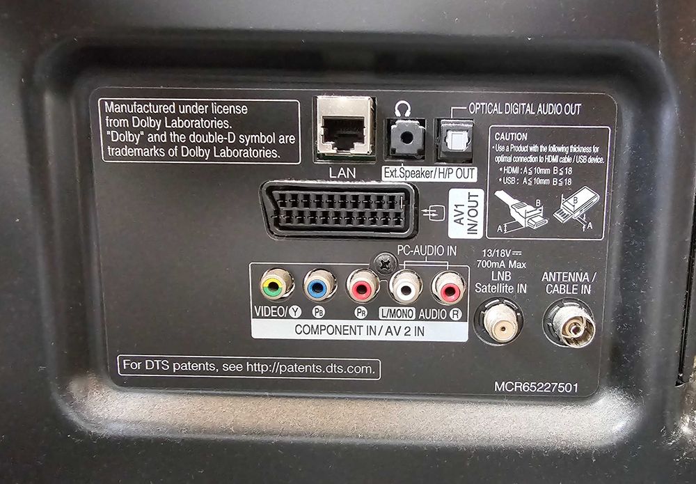 Telewizor LG 47LB5670V-ZA uszkodzony