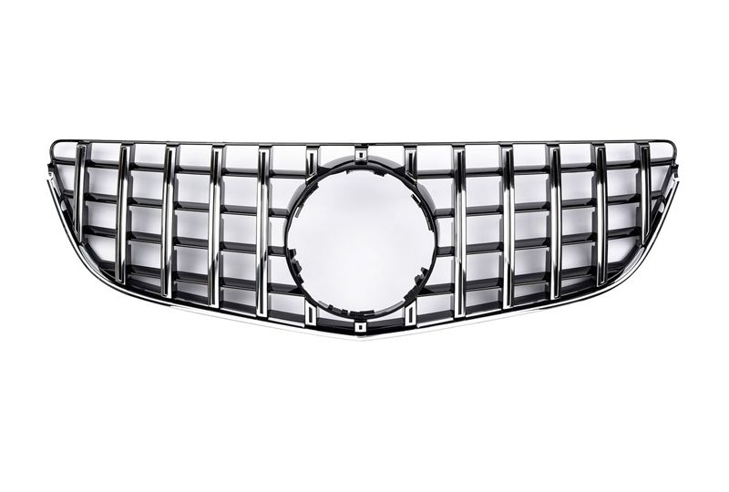 GRELHA DIANTEIRA PANAMERICANA GTR PARA MERCEDES CLASE E C207 / A207 2013-2017 - CROMO