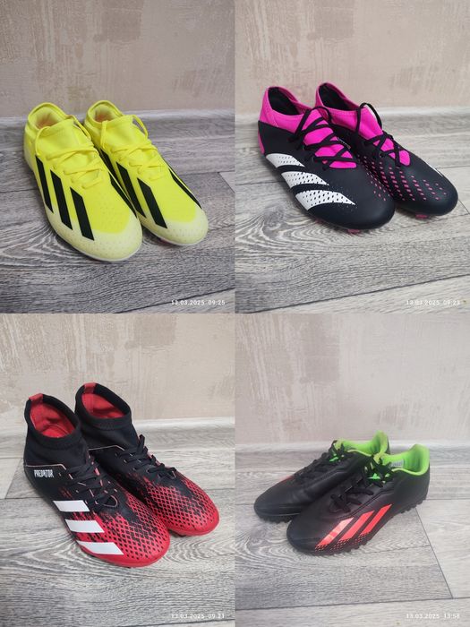 Бутсы, копы, сороконожки, футзалки Adidas Nike 34,35,36,37,38