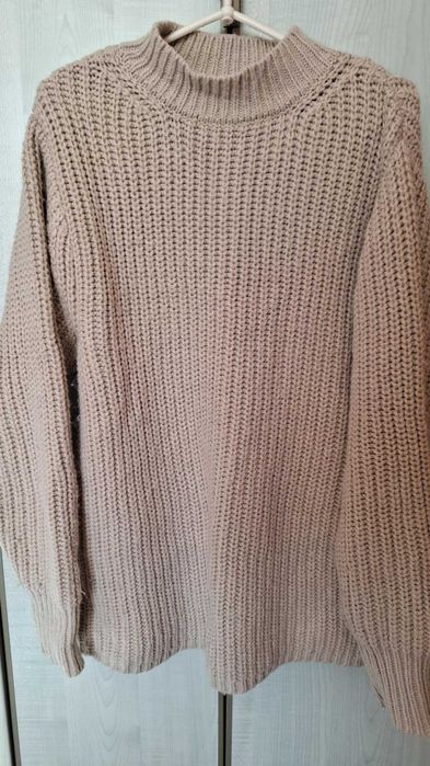 Ciepły sweter,luźny fason Zara roz.38-46