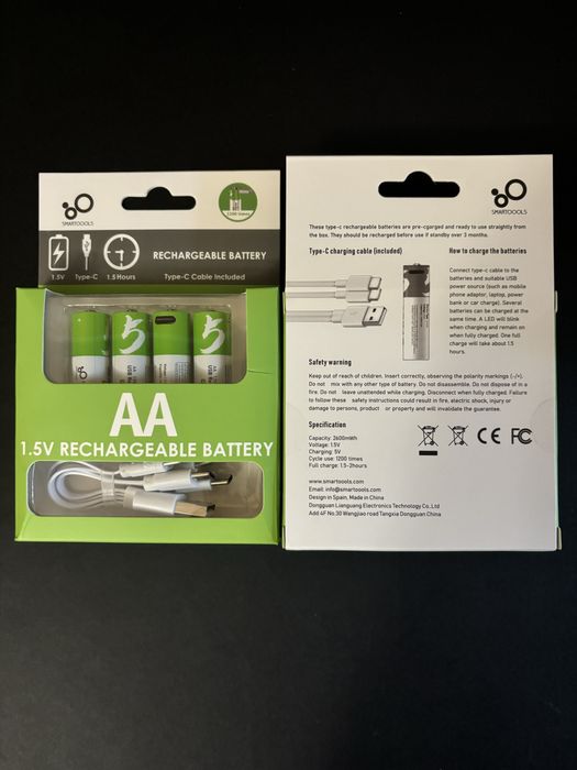 Акумулятори Smartools  тип D Cr123A Cr123 16340 крона 9v AA AAA 18650