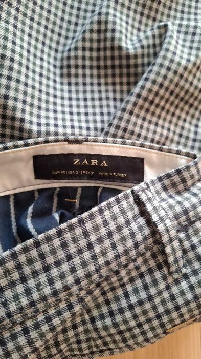 Spodnie w peppitke ZARA