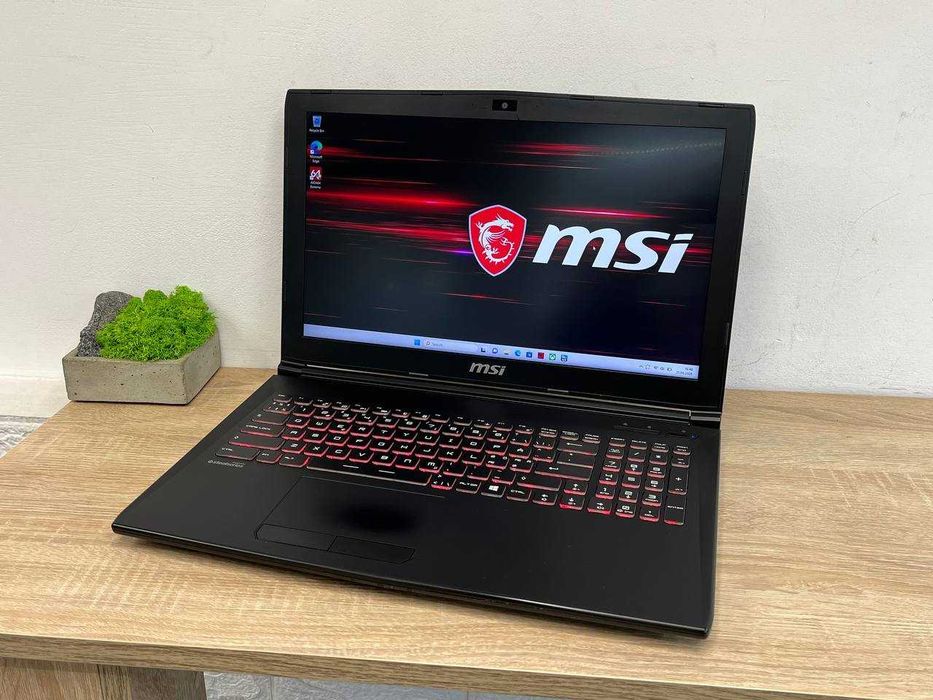 Ігровий ноутбук MSI GP62MVR 15.6` FullHD i7-7700HQ GTX1060 3GB 192Bit 16DDR4 SSD 512GB+1TB HDD Гарантія 3 Міс Магазин МСІ