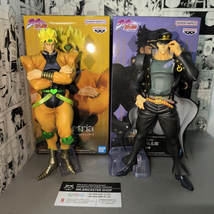Аниме фигурки Джотаро Джозеф Дио Наруто Ванпанчмен Карс Джонатан JoJo