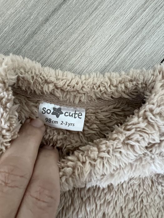 bluza pluszowa jak nowa r. 98