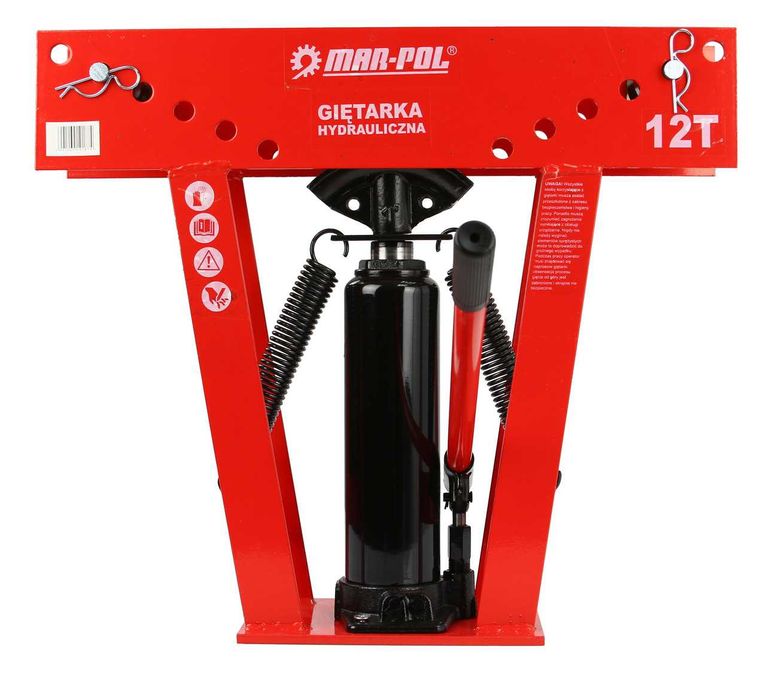 MAR-POL Solidna Giętarka Hydrauliczna Do Rur 12 Ton 12 000kg + 6 Profili M55670