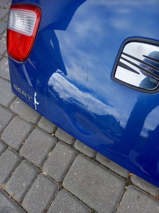 Tylna klapa bagażnika seat leon 2003r kompletna lakier ls5n bez korozj