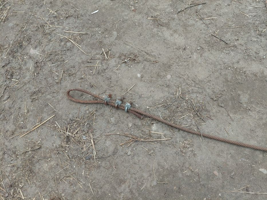 Lina stalowa holownicza 8m 14 mm  grubość liny
