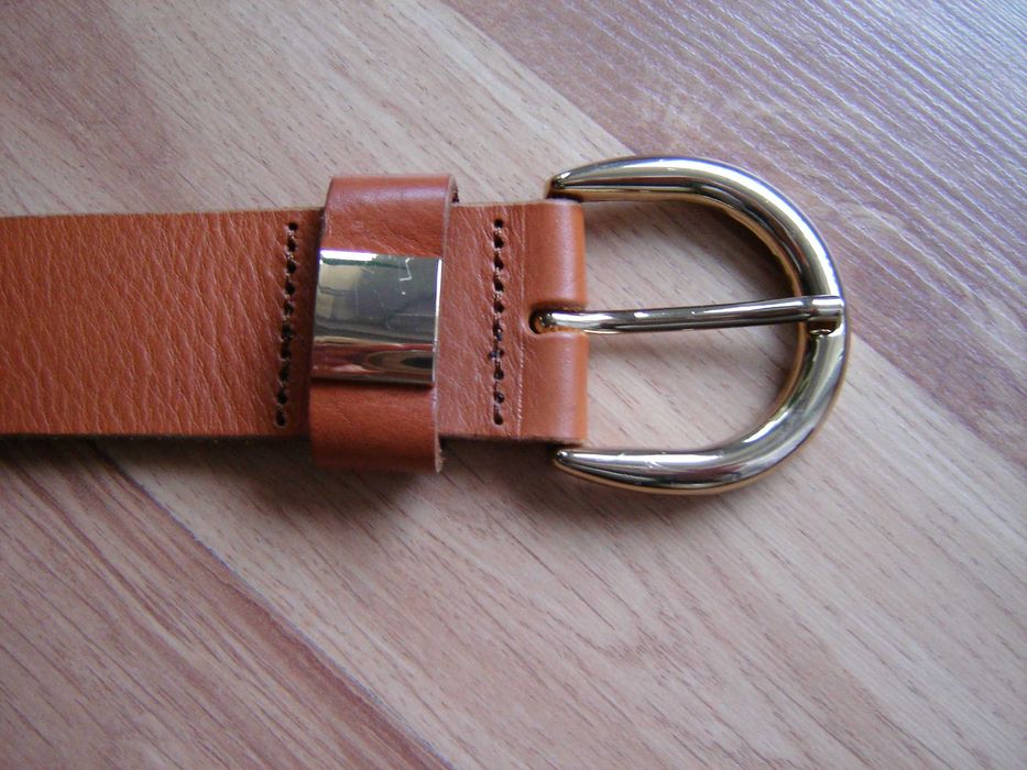 Pasek skórzany damski