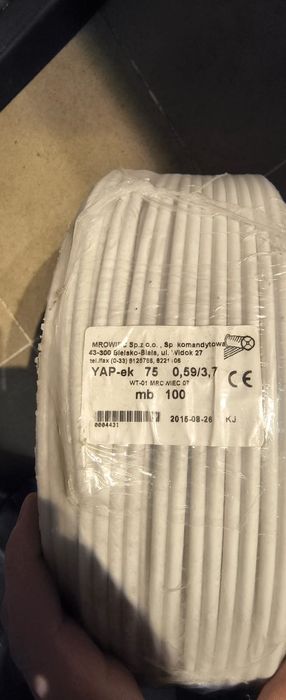 Przewód do kamer CCTV  YAP (RG59 + zasilanie)