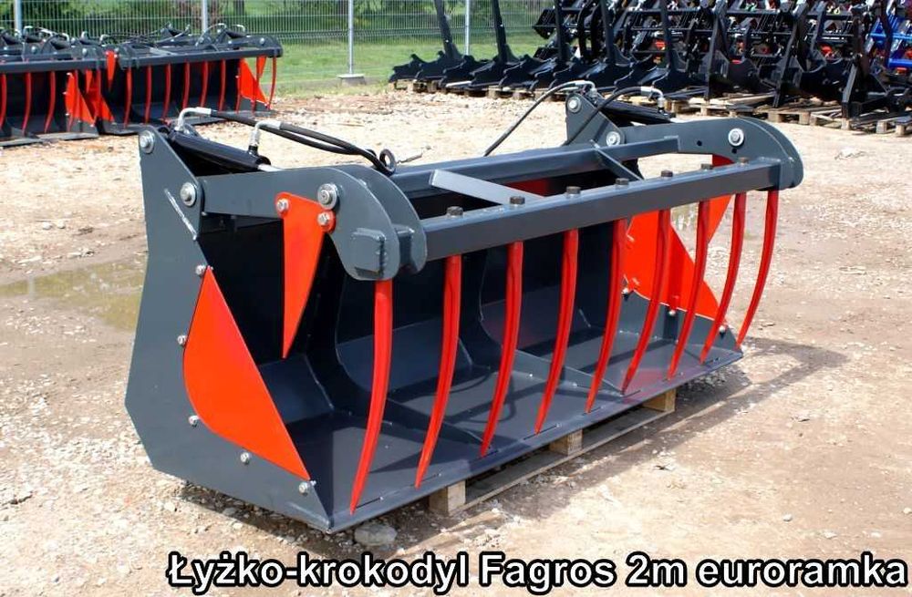 Nowy Łyżko-Krokodyl 1,4-2 m Euro SMS 2 siłowniki raty transport