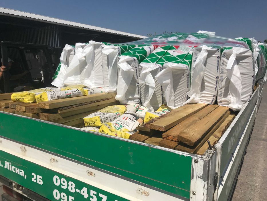 Доставка будматеріалів: маніпулятор до 22т