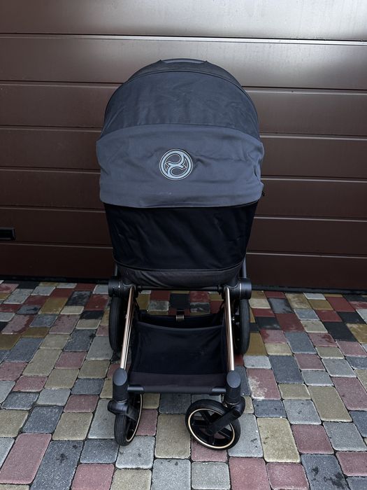 Коляска Cybex Priam 4.0 коляска 2 в 1 Sepia Black шасі Rosegold