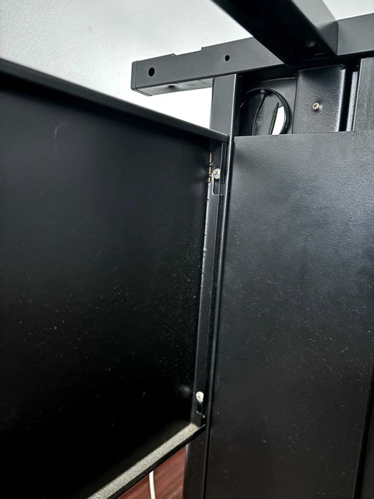 Conjunto secretária escritório (3 mesas + bloco de 3 gavetas)