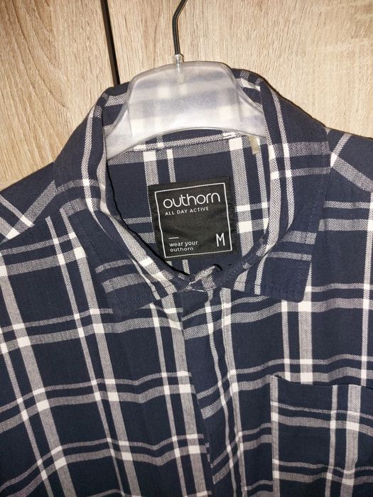 Koszula w kratkę męska