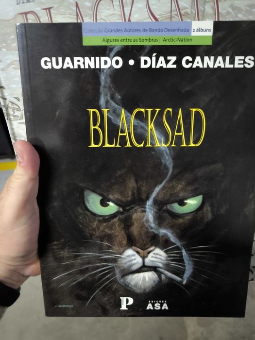 Livros da série Blacksad - Artic Nation e Duplo