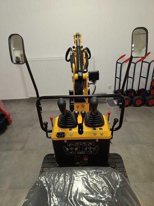 Koparka Minikoparka gąsienicowa 8,6 KM 2 sekcyjna pompa benzyna 306 cm