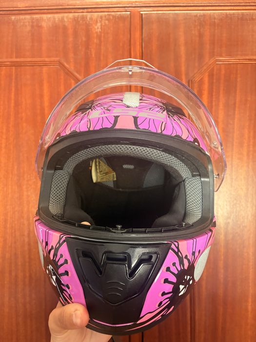 Capacete floral LS2