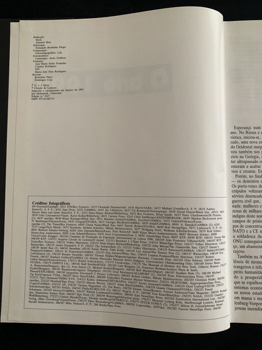O Ano 1992 Anuário Ilustrado, Círculo de Leitores 1993