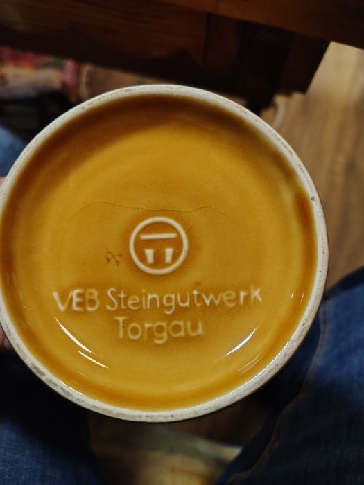 Stary sygnowany kufel