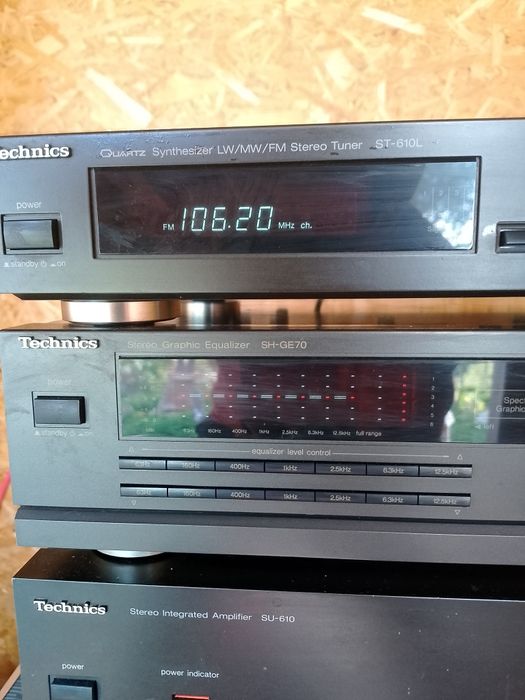 Aparelhagem techincs a funcionar