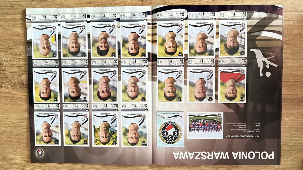 Ekstraklasa 2009/2010 album do wyklejania PANINI kompletny 350/350